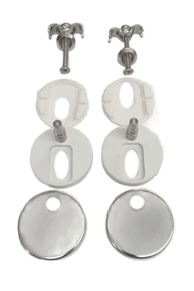 Vitra 316043Yp1Te Yavaş Kapanır Klozet Kapağı Menteşe Seti ürün görseli 1