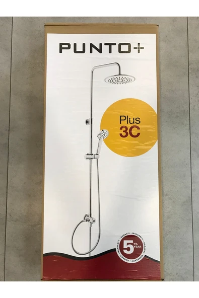 Punto 3C Duş Kolonu Duş Seti Tepe Duş Elduşlu - 2
