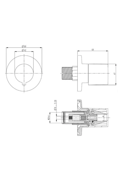 Artema Vitra Ankastre Stop Valf A41461 - 2