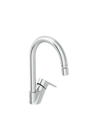 Artema Twist Round Eviye Bataryası - Low - Krom
