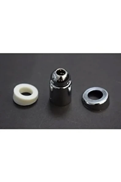 Çermik 2 Adet Taharet Çubuğu Krom Ucu Klozet Ucu Taharet Borusu Ucu - Resim 3