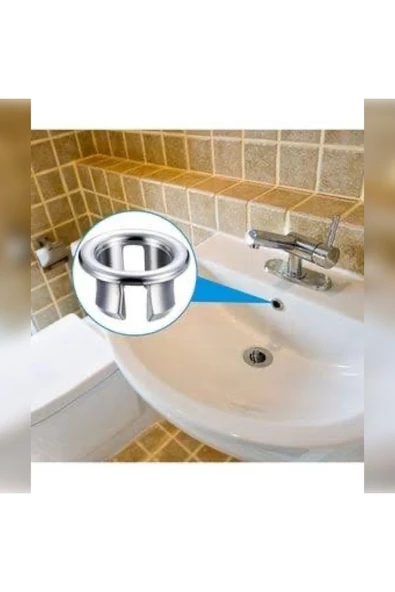 Çermik Krom Lavabo Yüzüğü 1 Adet