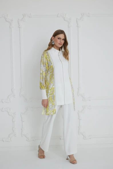 SATEN GARNİLİ FERMUARLI TAKIM