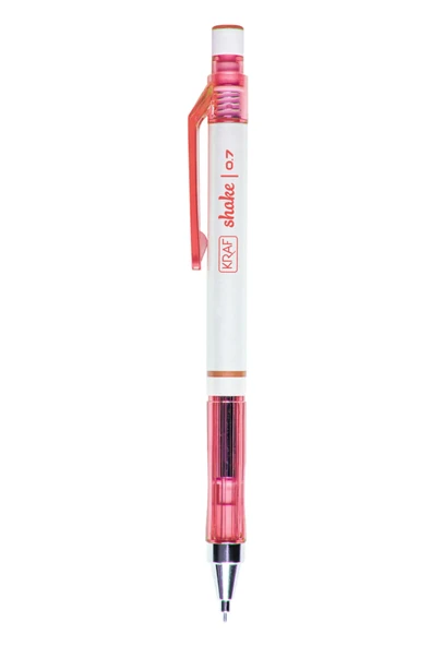Kraf Shaker Versatil Mekanik Pembe Kurşun Kalem 0,7mm