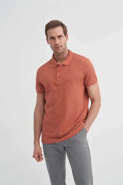 Cazador Erkek T-shirt Polo Yaka Tarçın 4613