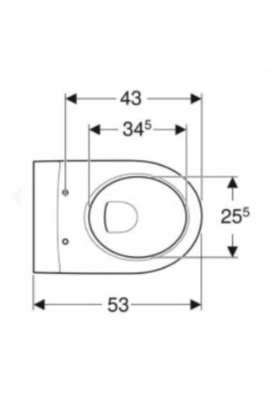 Geberit Icon Alpha15 Soft Asma Klozet Seti - Parlak Krom - 6