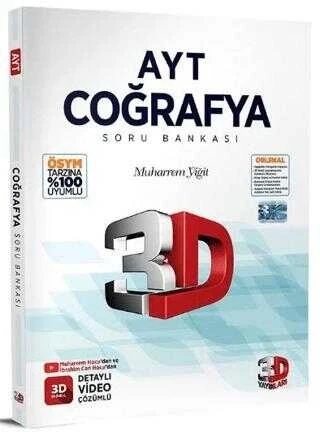 3D Ayt Coğrafya Soru Bankası Muharrem Yiğit