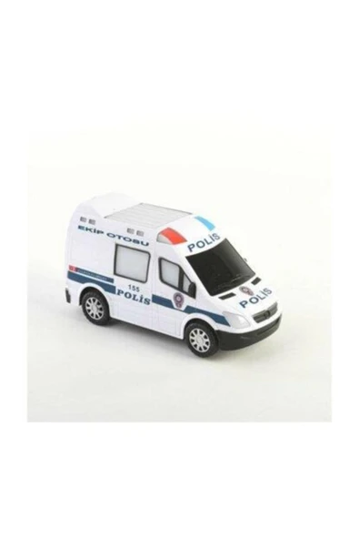 Işıklı Sesli Pilli Polis İmdat Minibüs
