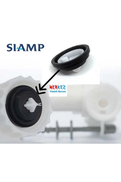 Siamp Klozet Rezervuar Iç Takım Contası Flatör Şamandıra Contası - Resim 2