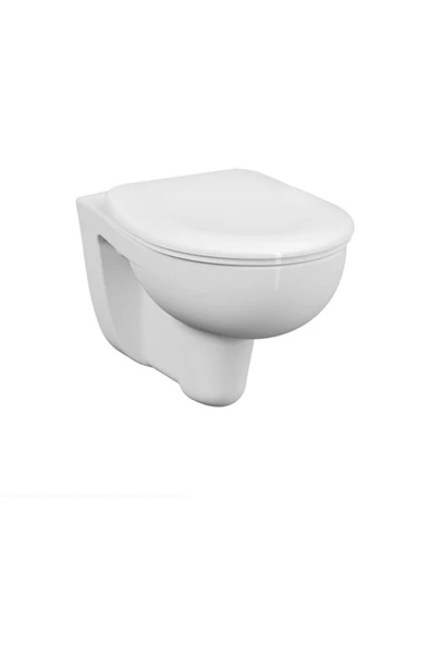 Koleksiyon Vitra Arkitekt Asma Klozet, Taharet Borulu 52 Cm 5959L003-0850 Kapak Hariç