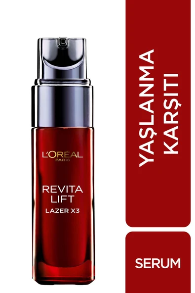 L'Oreal Paris Revitalift Lazer X3 Yoğun Yaşlanma Karşıtı Bakım Serumu 30 ml