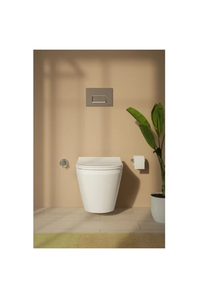 Vitra Integra Round Rim-Ex Asma Klozet + Kapak 7041L003-0090