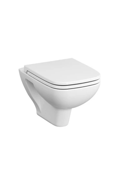 Vitra S 20 Asma Klozet Rimex (Kanalsız Yeni Sistem) 7507L003-0850+ Soft Pp Kapak Kolay Sök Tak