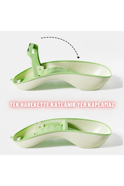 Yenidoğan Bebek Katlanabilir Termometreli Besleme ve Yıkama Banyo Oturağı Alt Değiştirme Sehpası - 7