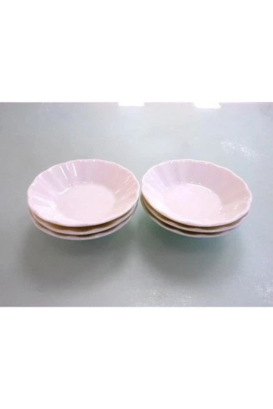 Newbone Acem Porselen Krem Çay Tabak 10 Cm 6 Lı