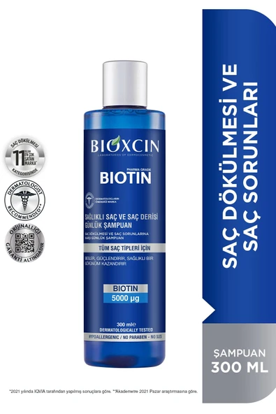 Bioxcin Biotin Şampuan 300 ml - 5