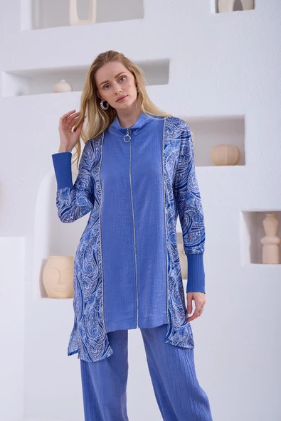 SATEN GARNİLİ FERMUARLI TAKIM - 5