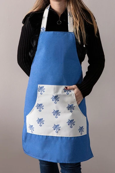 Elysian Blue, Mutfak Önlüğü, Sıvıya Dayanıklı 54x70cm - 2