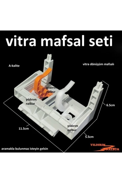 Yıldırım Gömme Rezervuar Dönüşüm Mafsal Seti Çift Kademe Kaldıraç