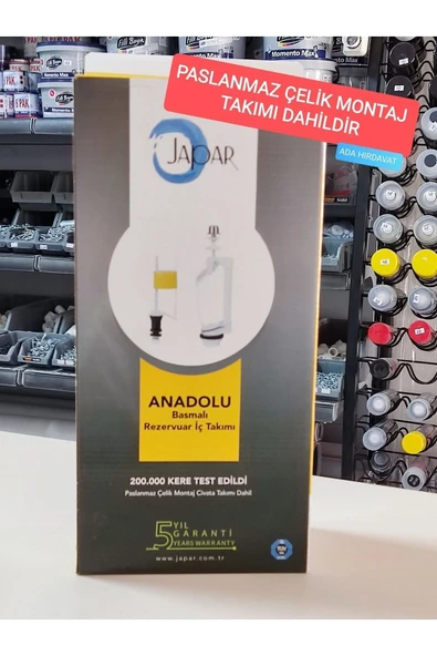 Japar Anadolu Basmalı Rezervuar İç Takımı