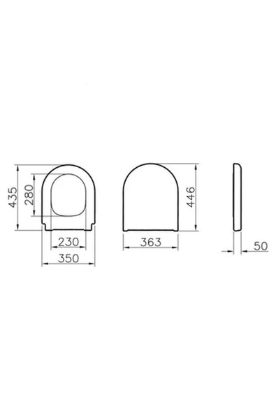 Vitra S50 Kanallı Asma Klozet+Kapak+ Gömme Rezervuar Set - 5
