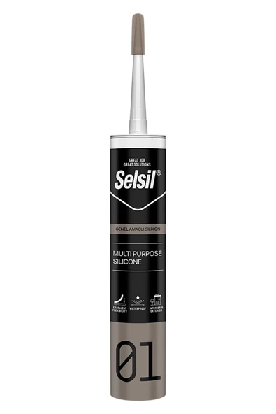 Selsil Genel Amaçlı Beyaz Silikon 280Gr