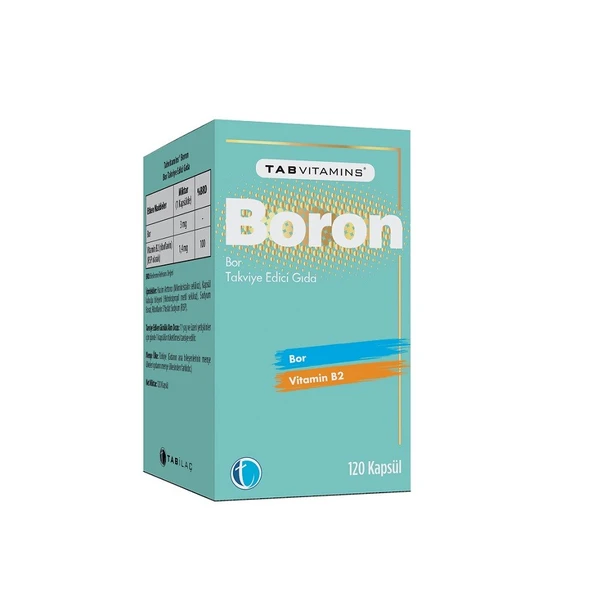 TabVitamins Boron BOR 120 Kapsül ürün görseli
