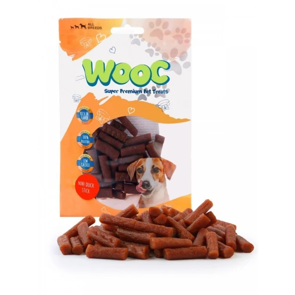 Wooc Ördekli Mini Çubuk Köpek Ödül Maması 80gr ürün görseli 1