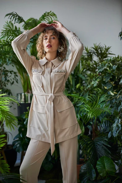 CEPLERİ TAŞ İŞLEMELİ KREP TAKIM - 2