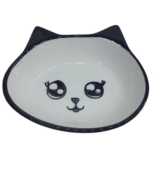 Bio Pet Active Seramik Kedi Mama Kabı 12-15-3,5cm No:2 - 1