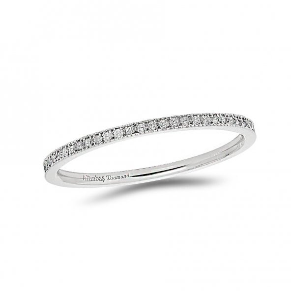 0,19 Ct Pırlanta Tamtur Alyans - 1