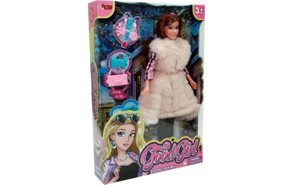 Kutulu 29CM Aksesuralı Kürklü Bebek 7916