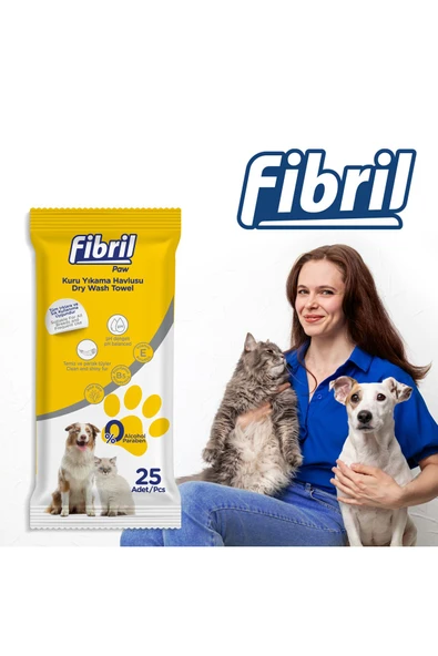 Kedi Ve Köpek Pet Kuru Yıkama Havlusu 25 Parça X 24 Lü Paket - 2