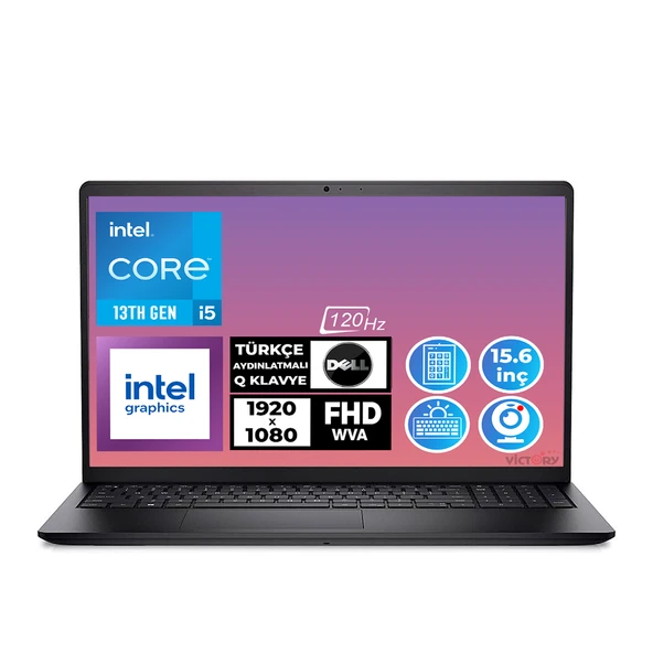 Dell Vostro 3530 i5-1334U 32GB 1TB SSD 15.6" FHD W11P Taşınabilir Bilgisayar N3404PVNB3530U 010