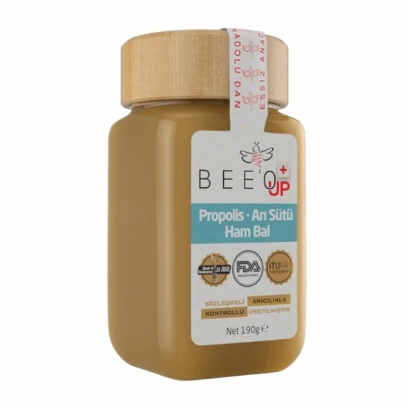 Beeo Up Propolis Arı Sütü Ham Bal - Yetişkin - 190 gr