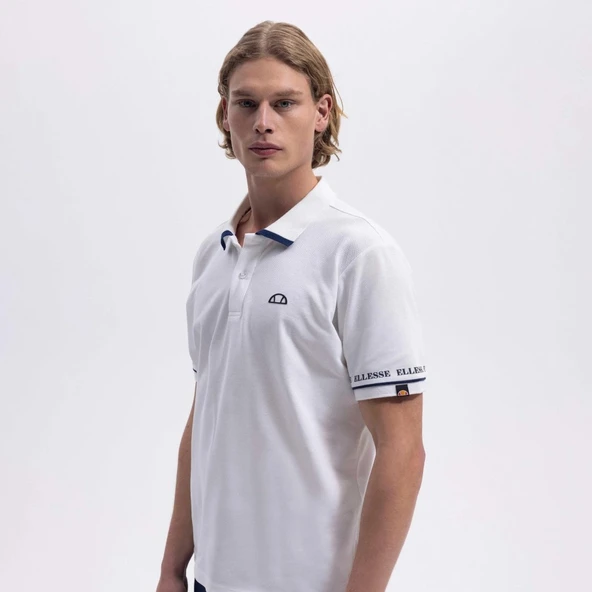 Ellesse Erkek Kırık Beyaz Polo Yaka Tişört – EM375-OF