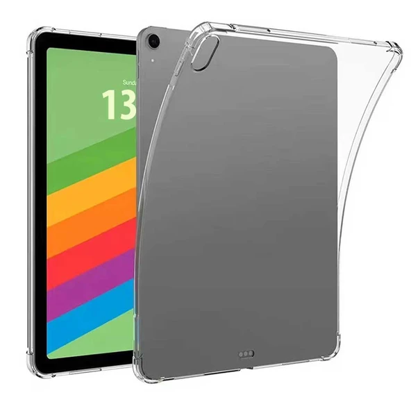 Apple iPad Air 13 M3 2025 Uyumlu A3268 A3269 Shock Darbe Emici Şeffaf Tablet Kılıfı - 4