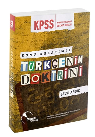 KPSS Türkçenin Doktrini Konu Anlatımlı Doktrin Yayınları