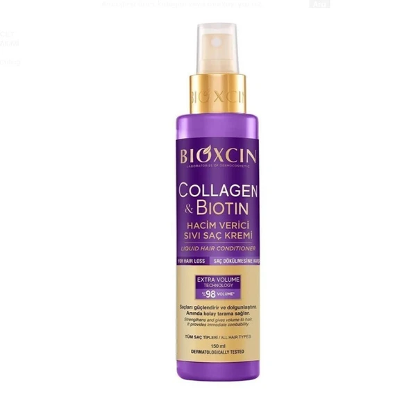 Bioxcin Collagen Biotin Hacim Verici Sıvı Saç Kremi 150 ml