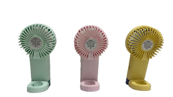 BATUR Taşınabilir Mini El Fanı 3 Ayarlı Mini El Tipi Hızı Sessiz Çalışma ZB134 - KARIŞIK RENKLİ - 1 Adet olarak gönderilecektir. - 2