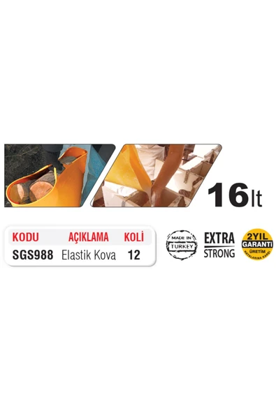 ELASTİK KOVA 16 LT - 2