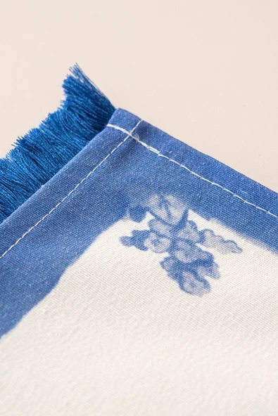 Elysian Blue, Premium Seri Duck Keten Amerikan Servis, 6'lı - 4