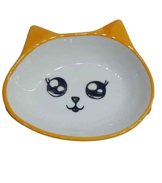 Bio Pet Active Seramik Kedi Mama Kabı 12-15-3,5cm No:3 - 1
