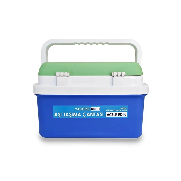 9 LT Aşı Nakil Çantası – Soğuk Zincir Taşıma Kutusu – Güvenlikli Tıbbi Termal Kutu - 3