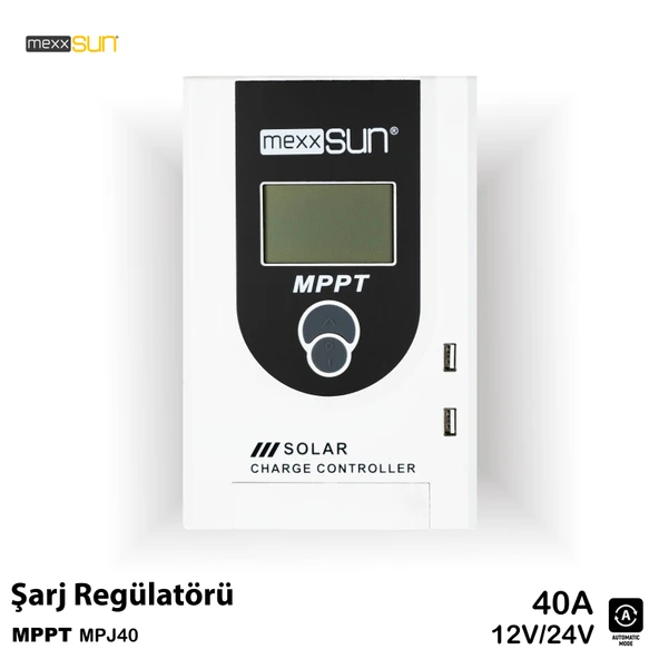 Mexxsun Mpj40 - 40A Mppt Solar Şarj Kontrol Cihazı