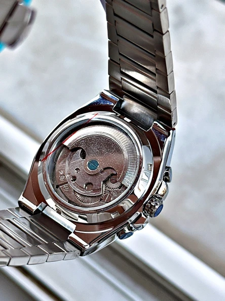 TI-610D TIGER ÇELİK OTOMATİK ERKEK SAATİ - Resim 2