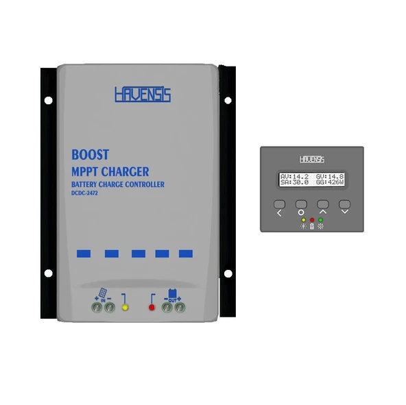 Havensis Boost 20A Mppt Elektrikli Bisiklet Akü İçin 24V, 36V, 48V, 60V, 72V Dc Solar Şarj Cihazı