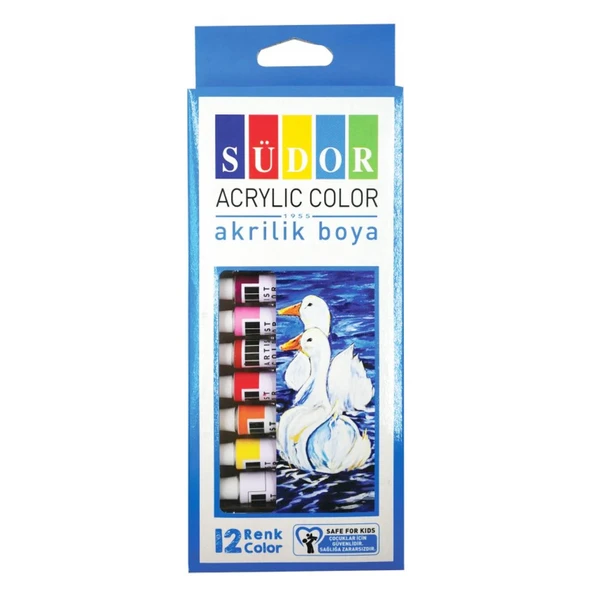 Südor Akrilik Boya Tüp 12x9 Ml SD195