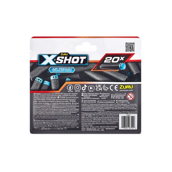 36587 Zuru X Shot Silah 20 li Yedek Paket -Sunman - 2
