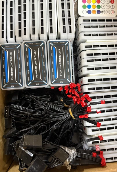 30M Rgb LED Bilgisayar Kasası Pc Soğutma Fan Kontrol - 4